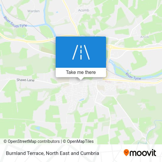Burnland Terrace map