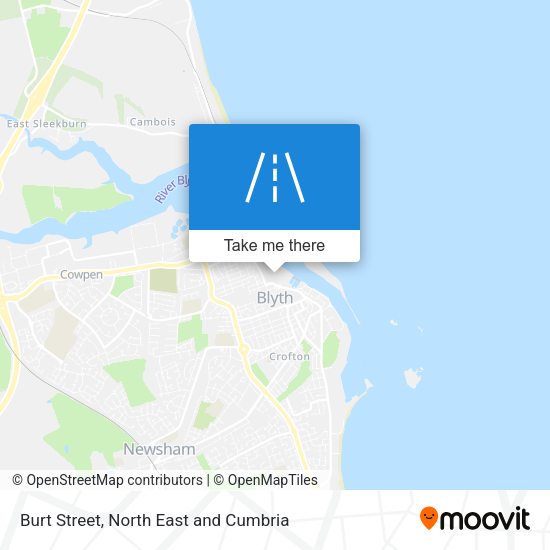 Burt Street map