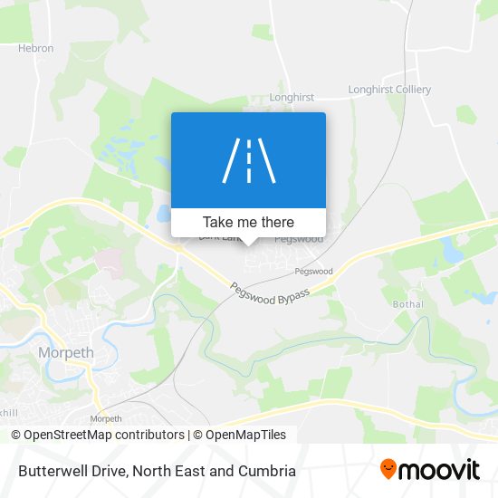 Butterwell Drive map