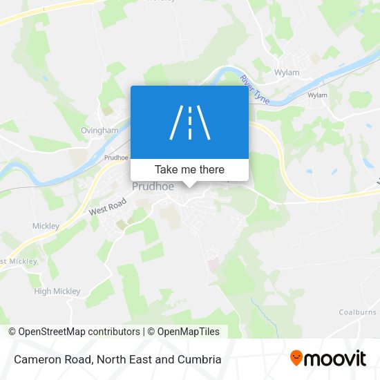 Cameron Road map