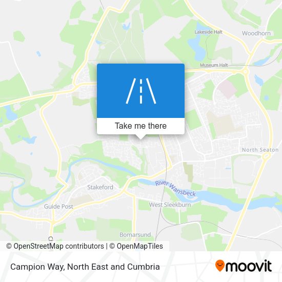 Campion Way map