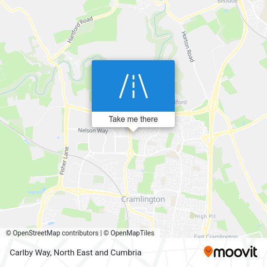 Carlby Way map