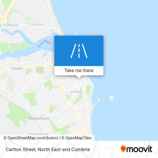 Carlton Street map