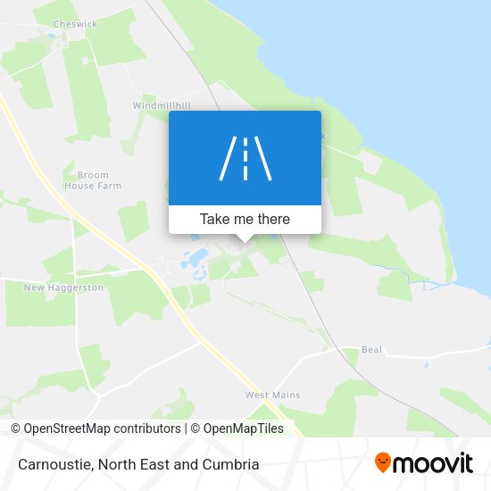 Carnoustie map