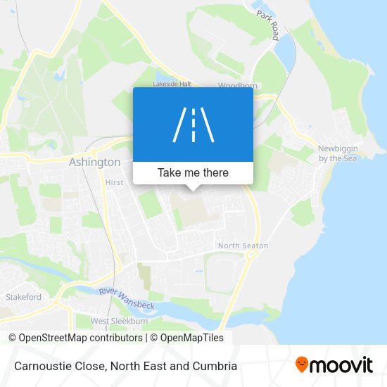 Carnoustie Close map