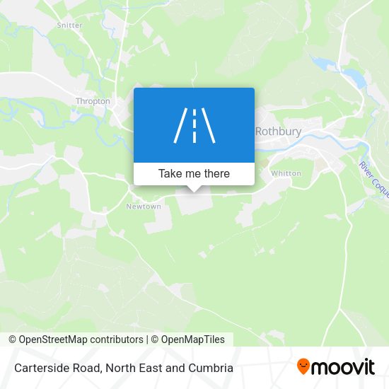 Carterside Road map