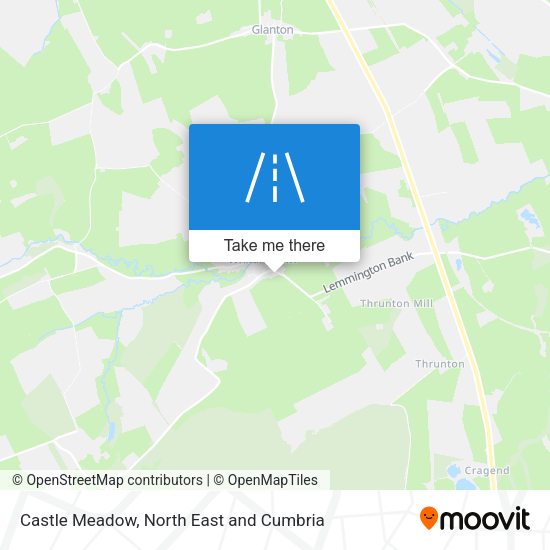 Castle Meadow map