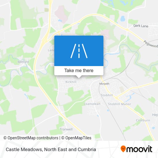Castle Meadows map