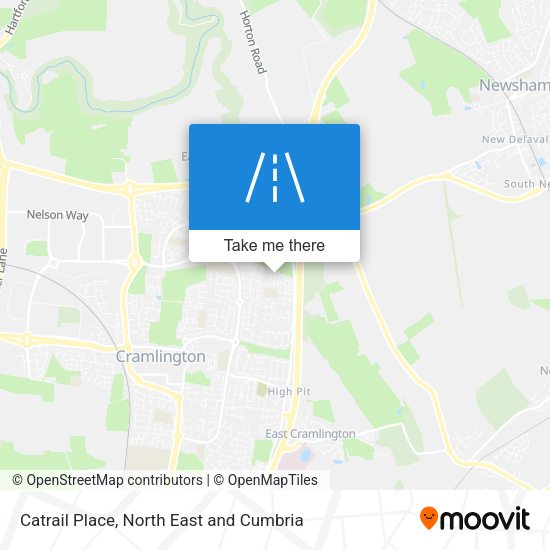 Catrail Place map