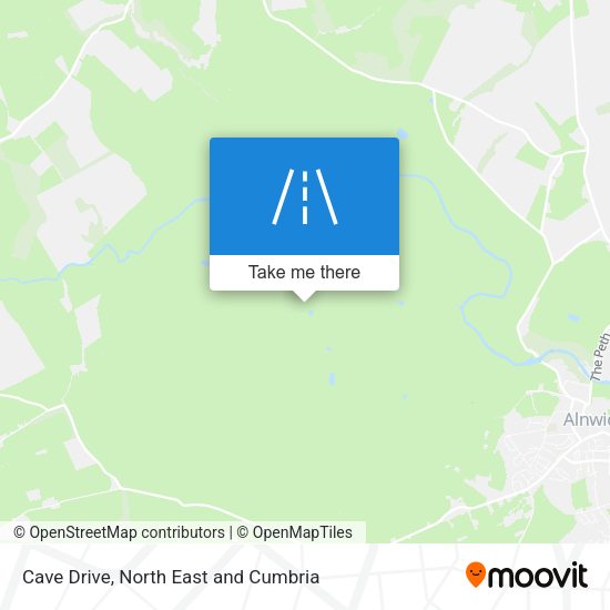 Cave Drive map