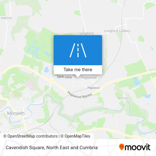 Cavendish Square map