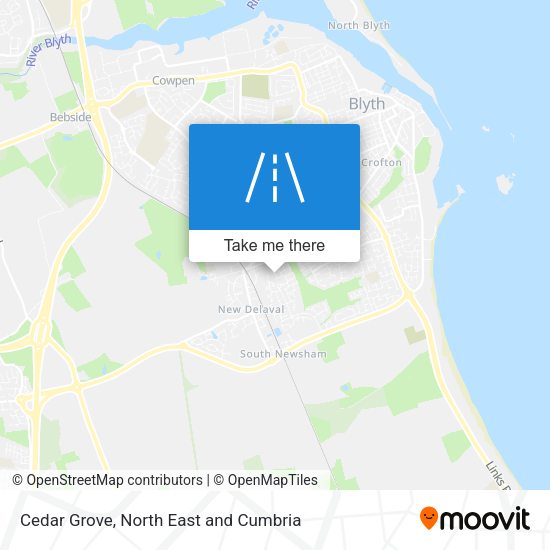 Cedar Grove map
