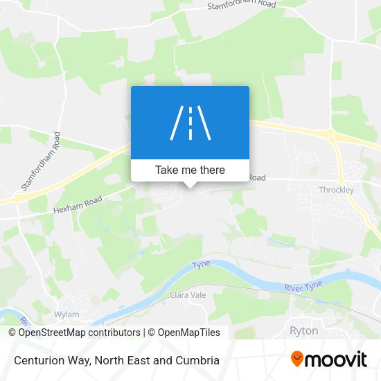 Centurion Way map