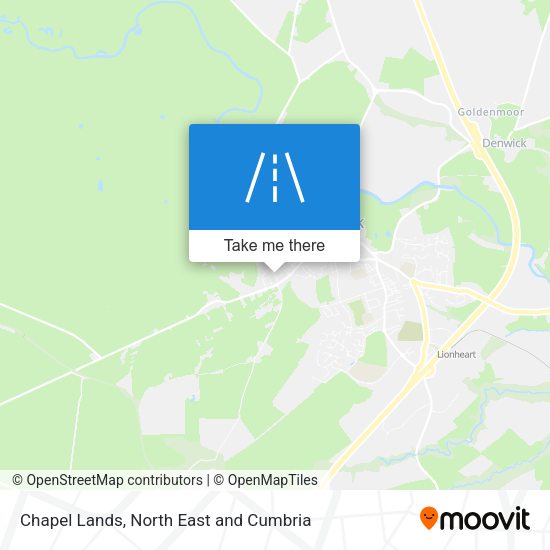 Chapel Lands map