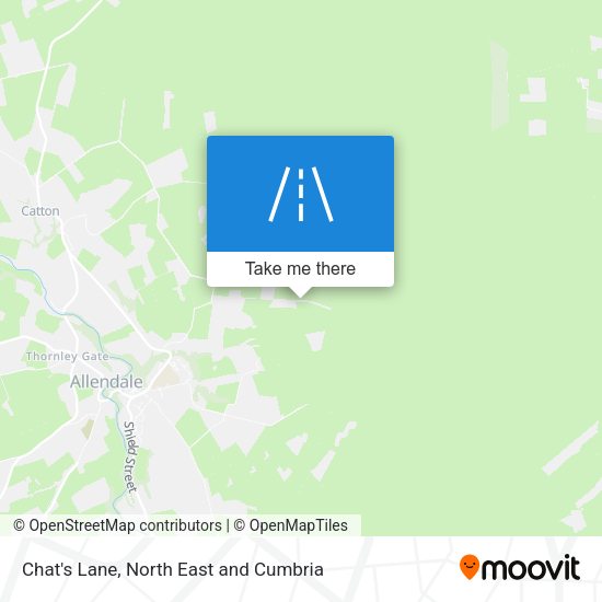 Chat's Lane map