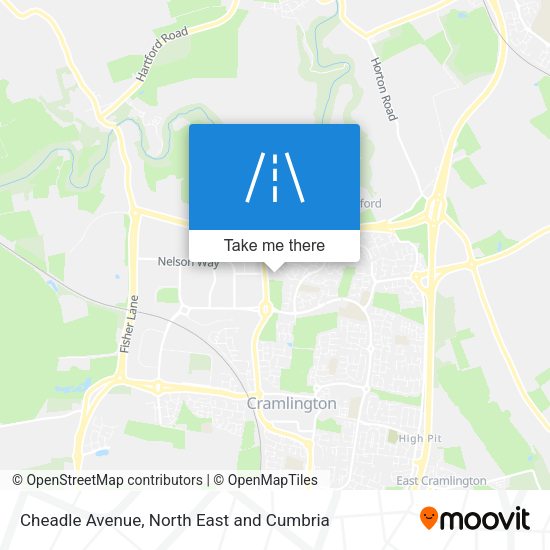 Cheadle Avenue map