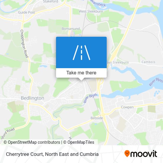 Cherrytree Court map