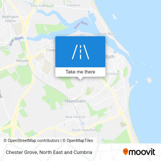 Chester Grove map