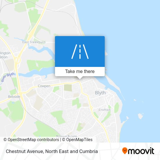 Chestnut Avenue map