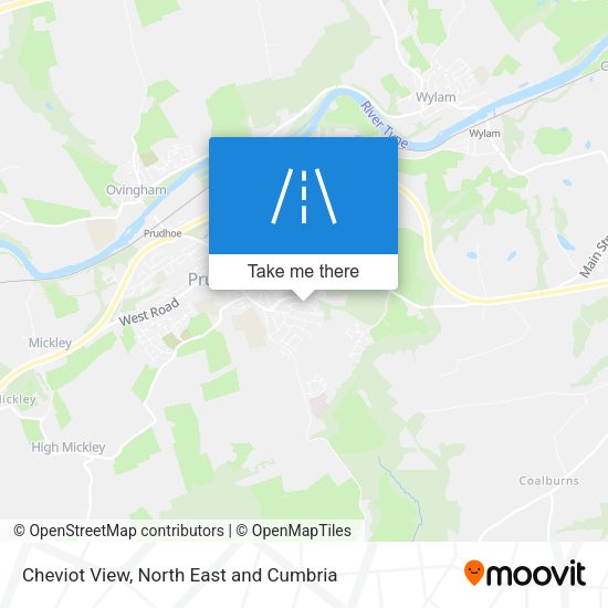 Cheviot View map