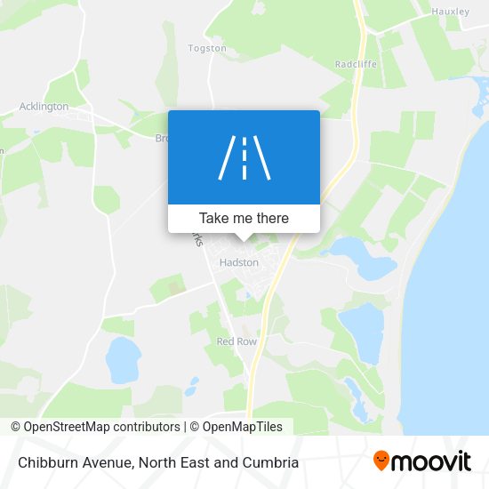 Chibburn Avenue map