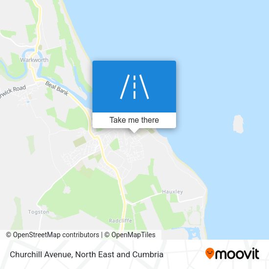 Churchill Avenue map