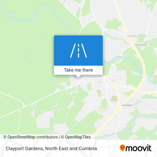 Clayport Gardens map