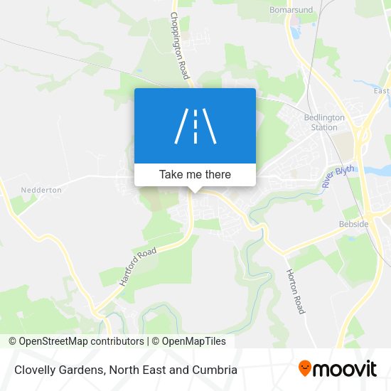 Clovelly Gardens map
