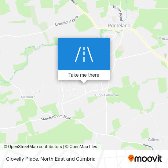 Clovelly Place map
