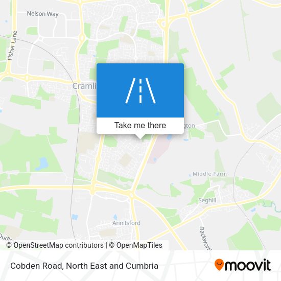 Cobden Road map