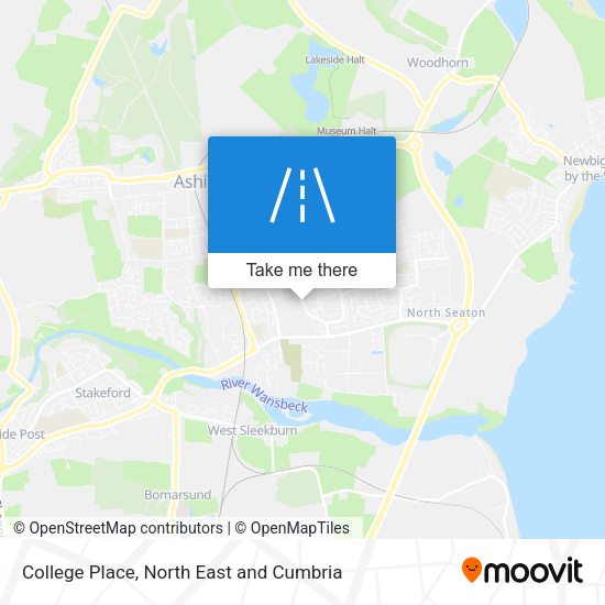 College Place map