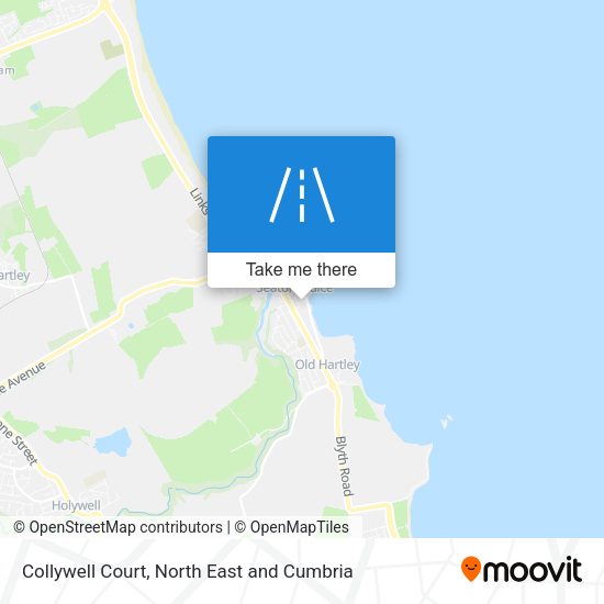 Collywell Court map