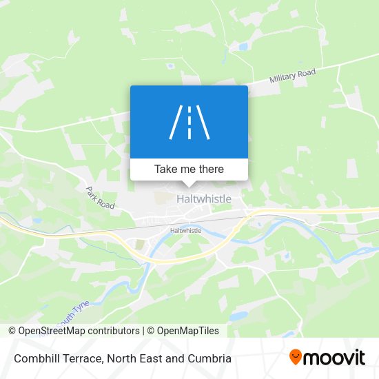 Combhill Terrace map
