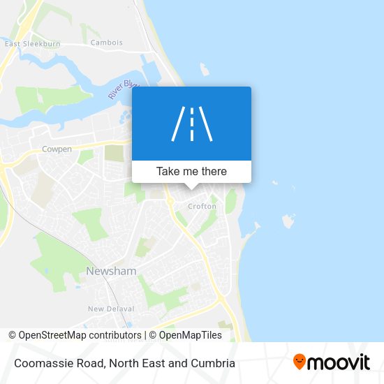 Coomassie Road map