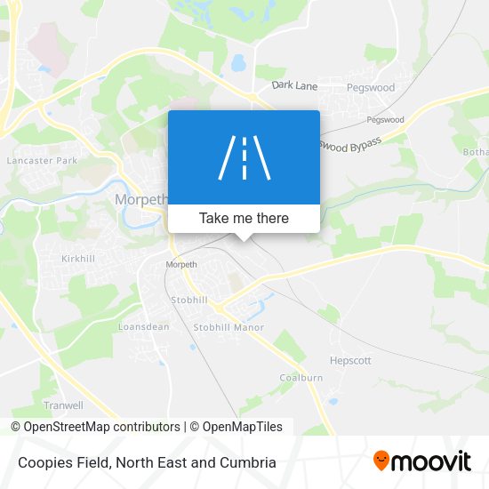 Coopies Field map