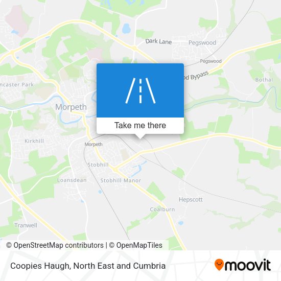 Coopies Haugh map