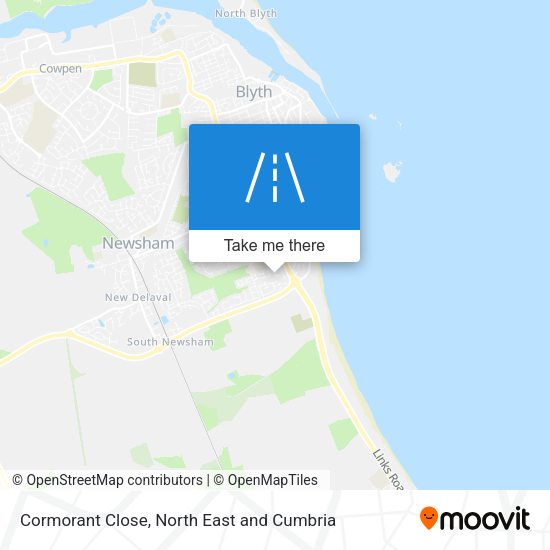 Cormorant Close map