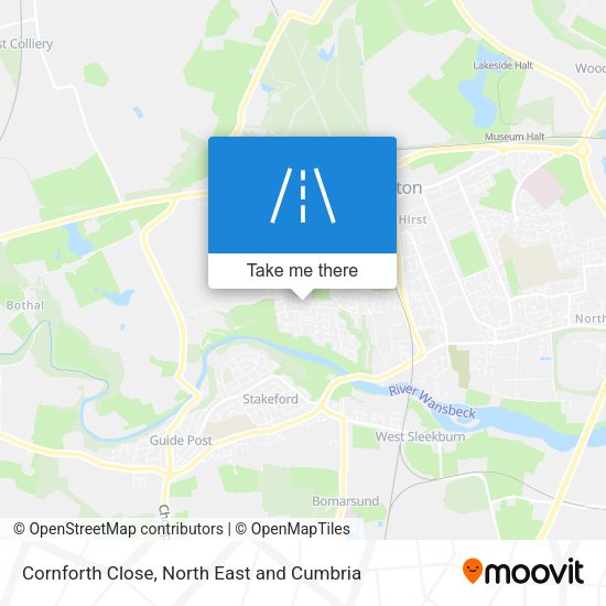 Cornforth Close map