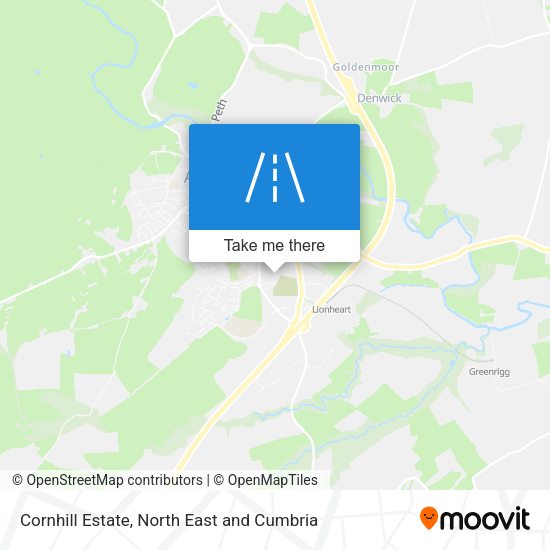 Cornhill Estate map