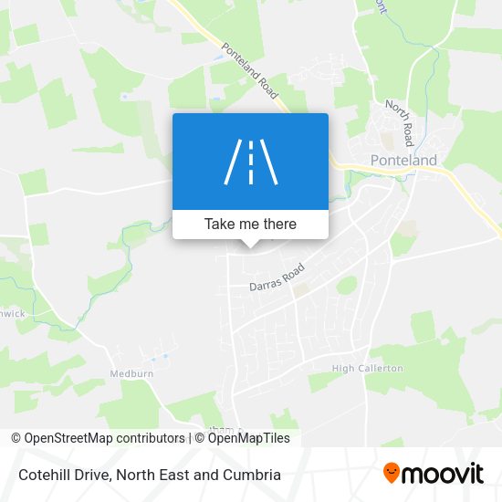 Cotehill Drive map