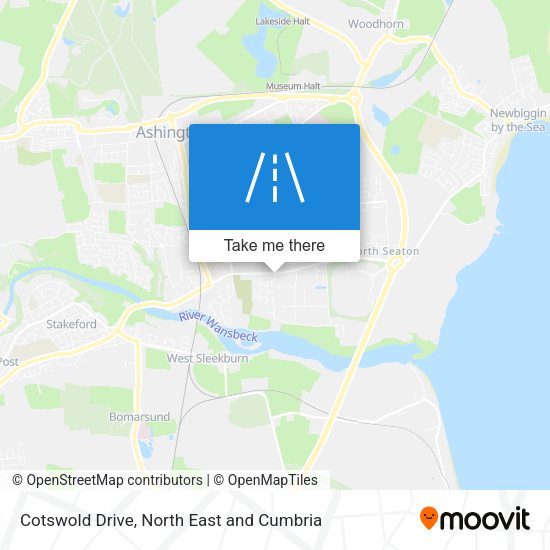 Cotswold Drive map