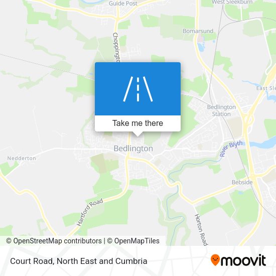 Court Road map