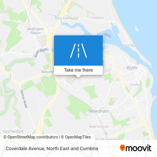 Coverdale Avenue map