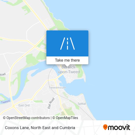 Coxons Lane map