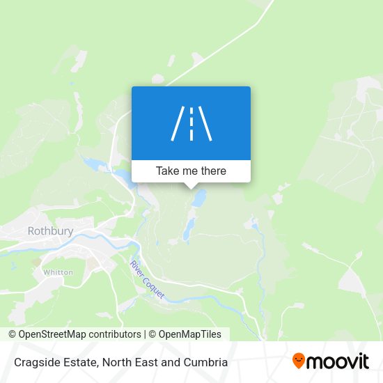 Cragside Estate map