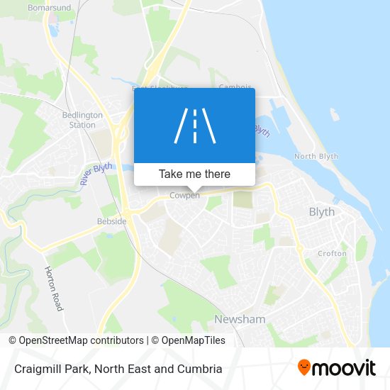 Craigmill Park map