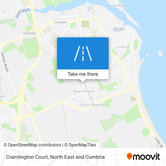 Cramlington Court map