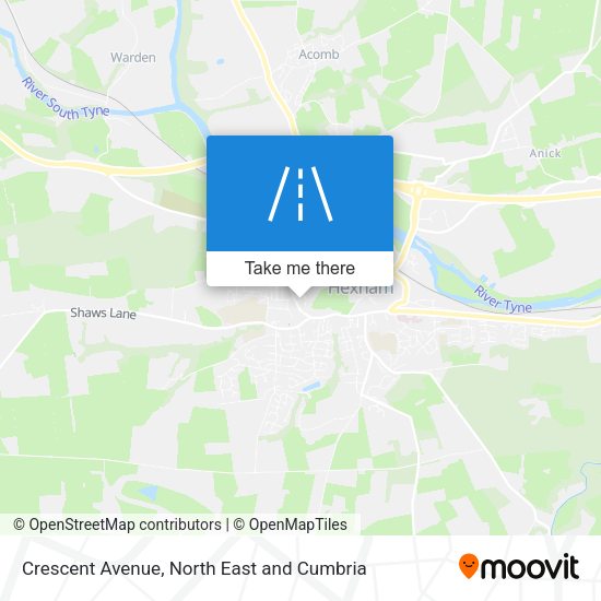 Crescent Avenue map