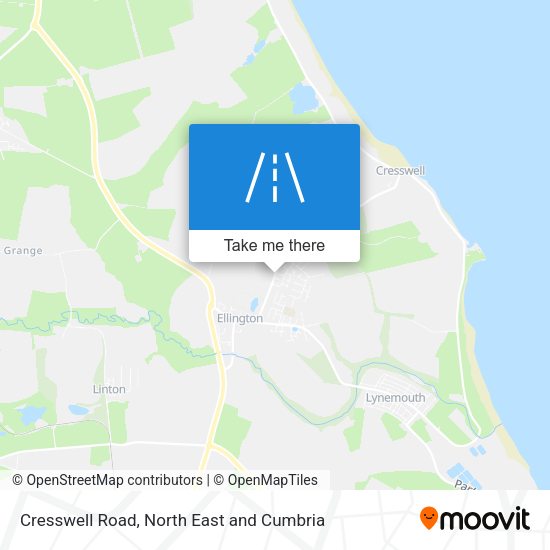 Cresswell Road map