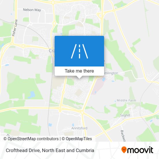 Crofthead Drive map